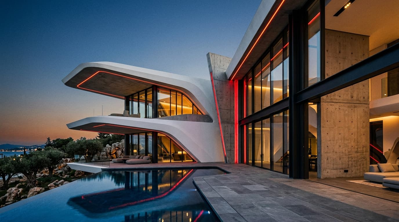 The Solarium Cantilever Villa
