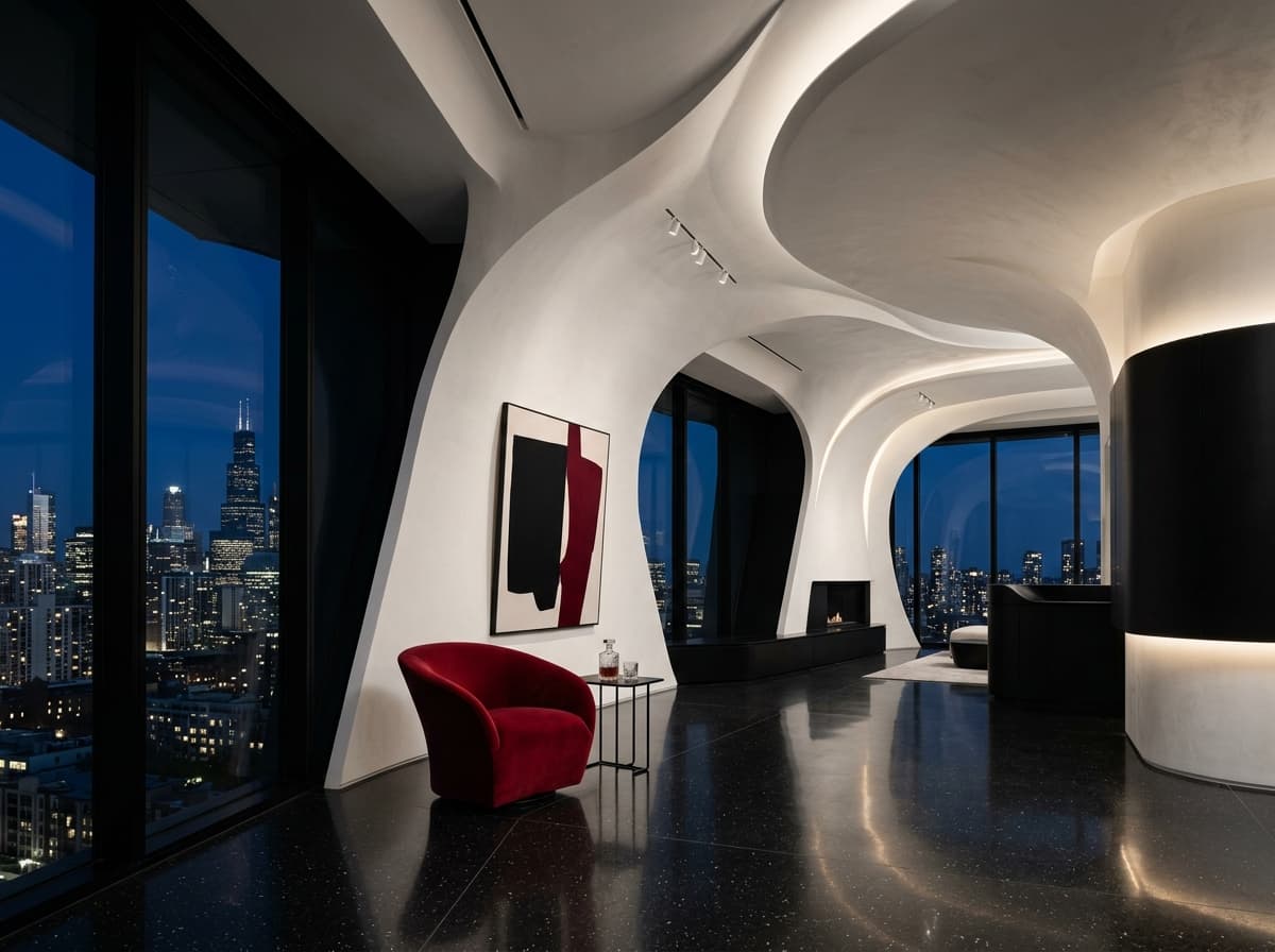 The Obsidian Curved Lounge
